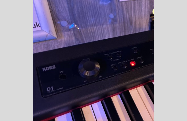 Display Model Korg D1 Black Portable Digital Piano (SN:017042) - Image 5